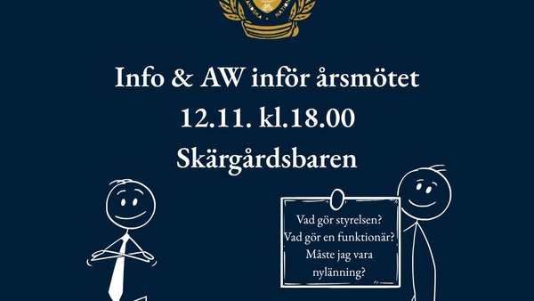 Info & AW + Årsmöte ÅAS veckomail